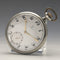 Around 1920 Antique Omega pocket watch silver plated open face with translation
